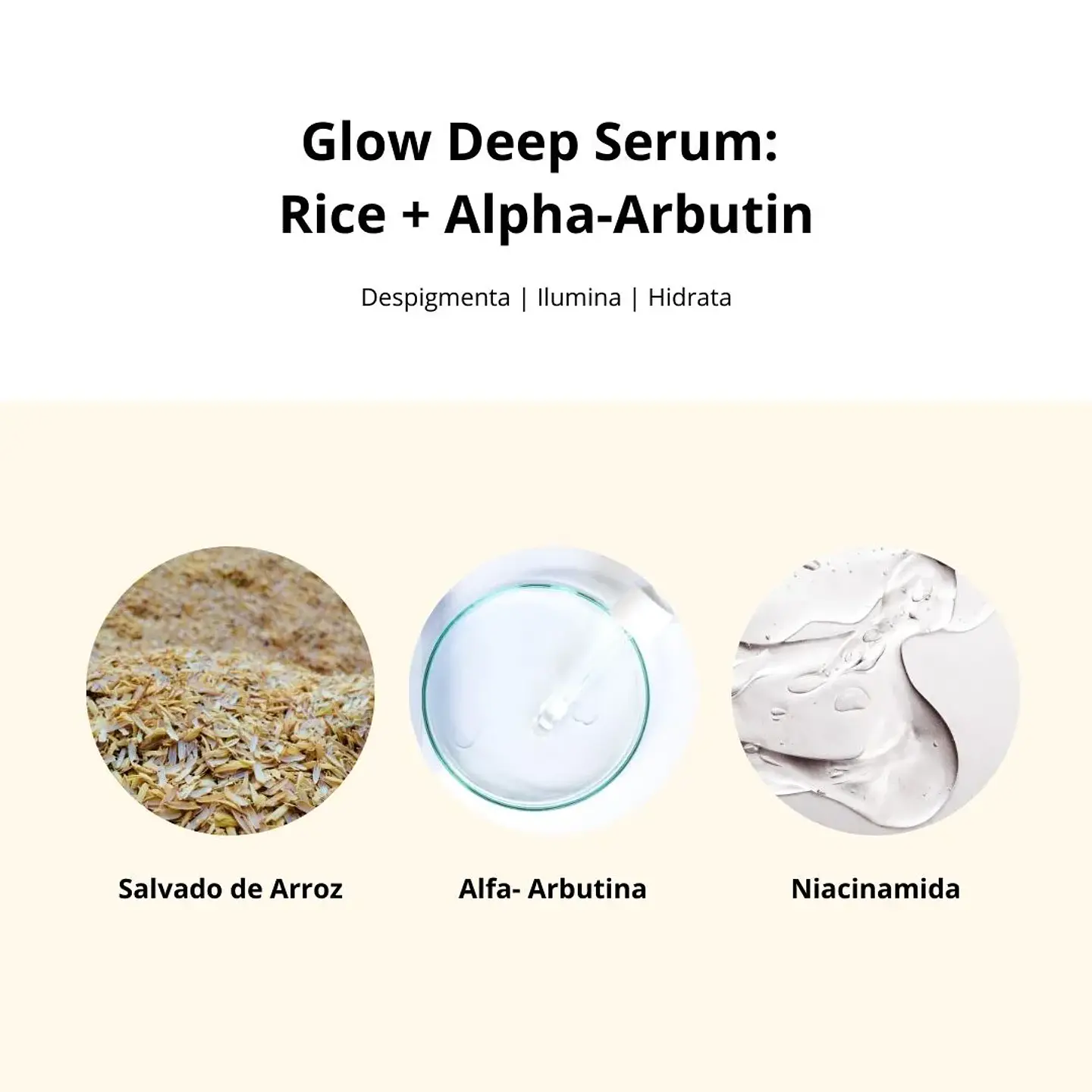 Serum Glow Deep Rice + Alpha-Arbutin 30ml 7