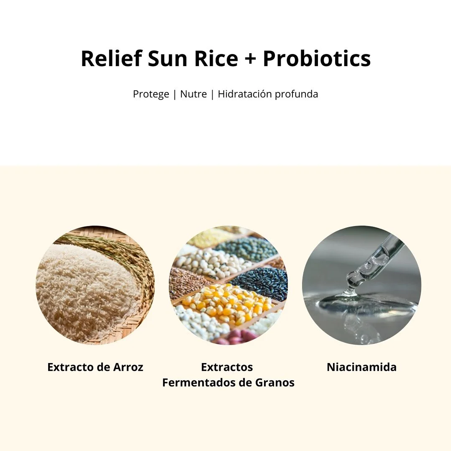 Protector Solar Relief Sun Rice + Probiotics 50ml 3