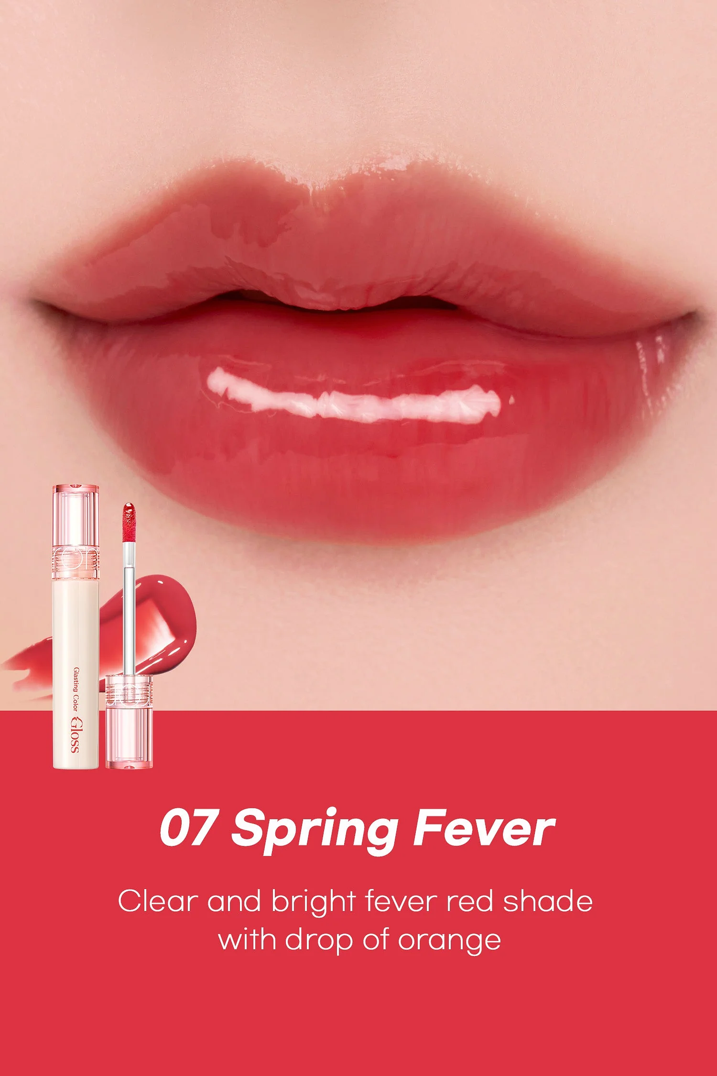 Tinta Labial Glasting Color Gloss 07 Spring Fever 2