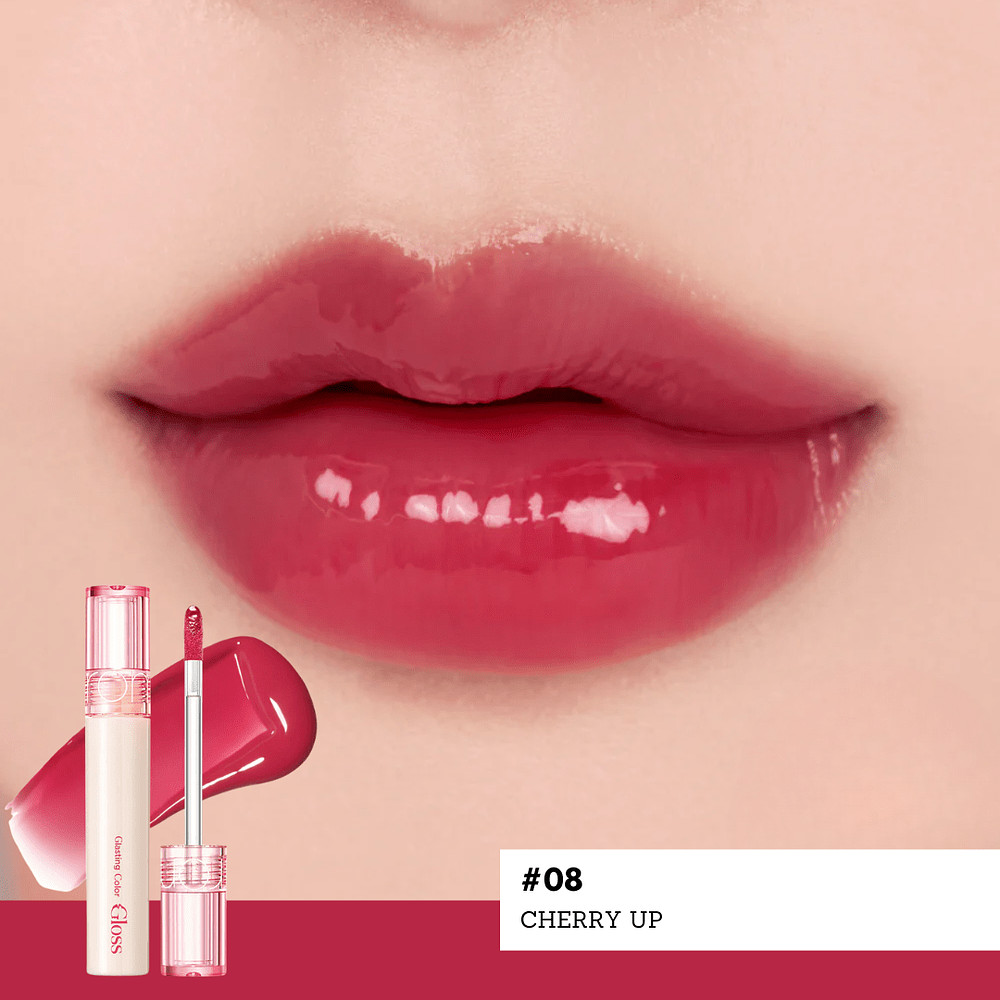 Tinta Labial Glasting Color Gloss 08 Cherry Up