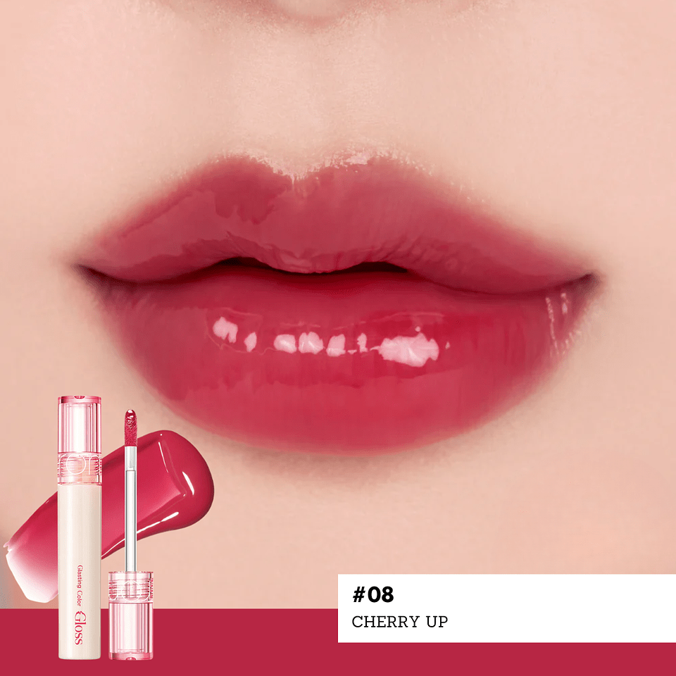 Tinta Labial Glasting Color Gloss 08 Cherry Up 2