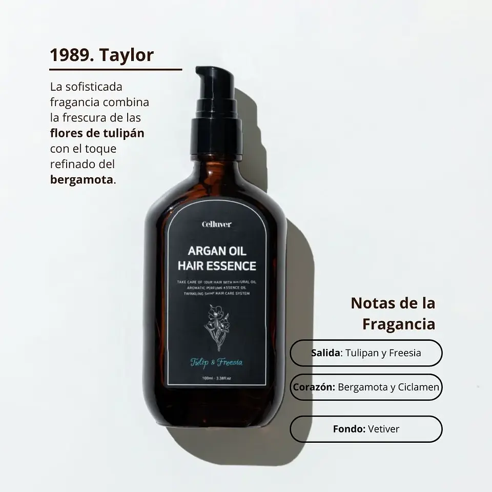 Tratamiento Capilar Hair Essence Oil Taylor 100ml 4