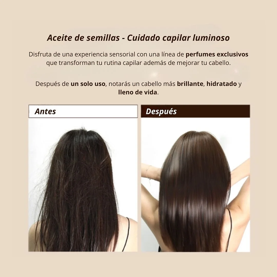 Tratamiento Capilar Hair Essence Oil Scarlett 100ml 7