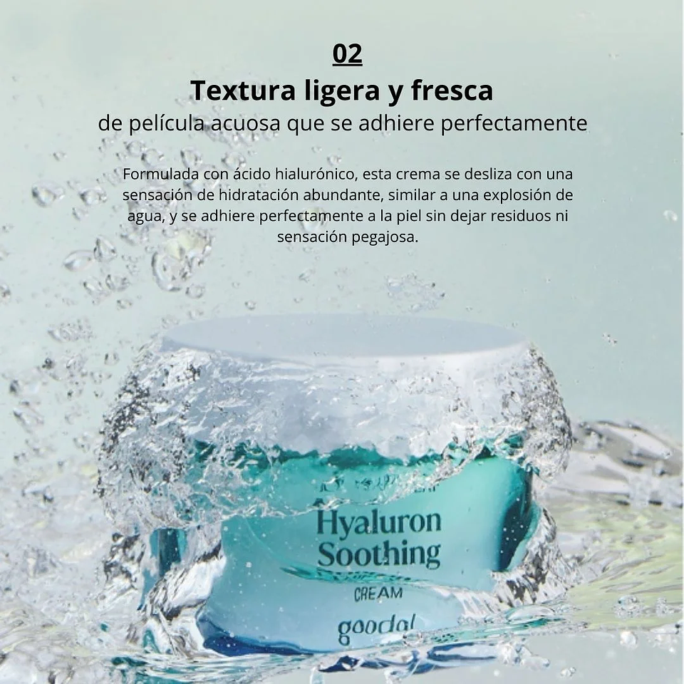 Crema Hidratante Houttuynia Cordata Hyaluron Soothing Cream 75ml 7