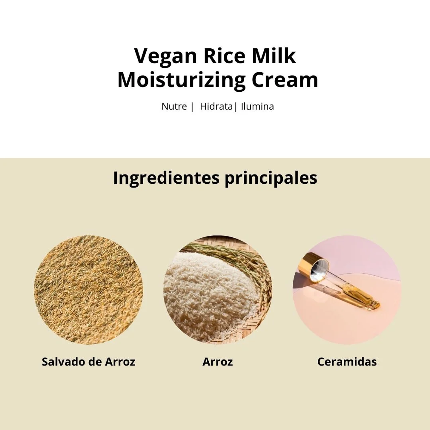 Crema Hidratante Vegan Rice Milk Moisturizing Cream 70ml 3