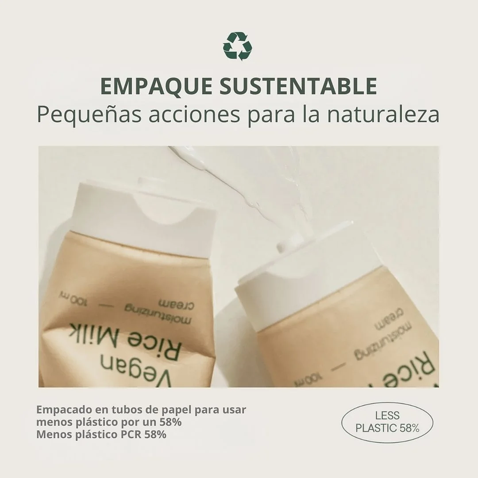 Crema Hidratante Vegan Rice Milk Moisturizing Cream 70ml 12