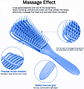 Cepillo Flexible Antifriz Cabello Ondulado Desenredante - Miniatura 3