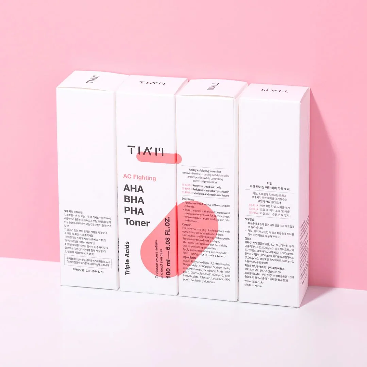 Tónico AC Fighting AHA BHA PHA Toner 180ml 9