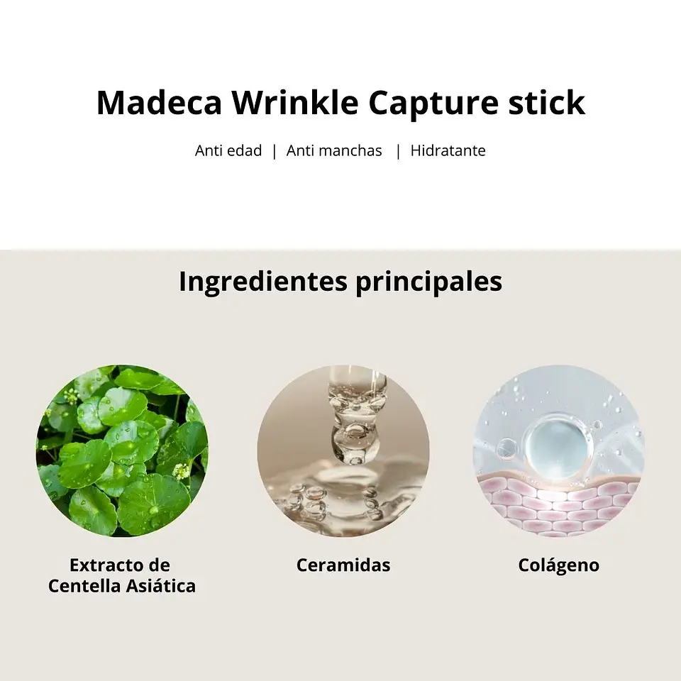 Crema Madeca Wrinkle Capture stick 10g 3