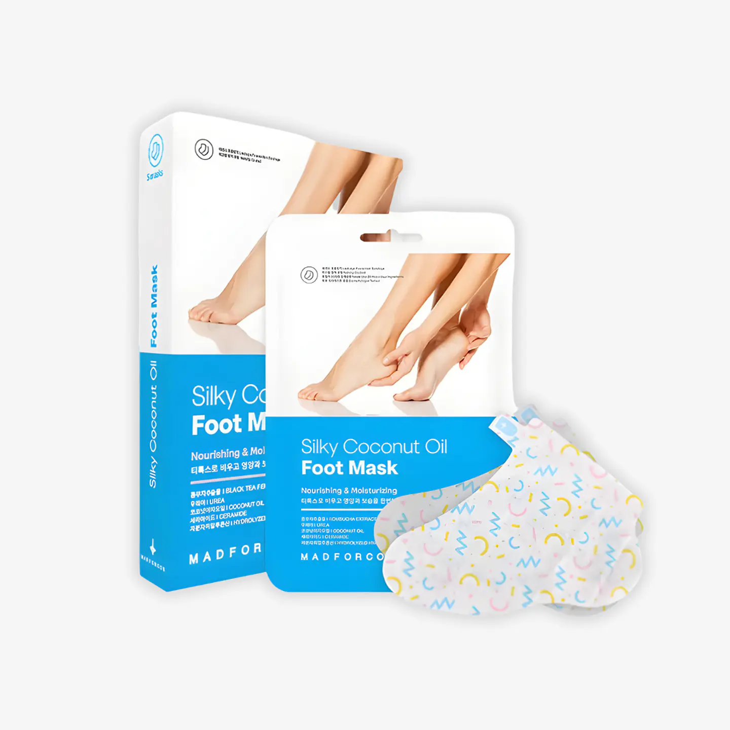 Máscarilla Silky Coconut Oil Foot Mask 16ml 1