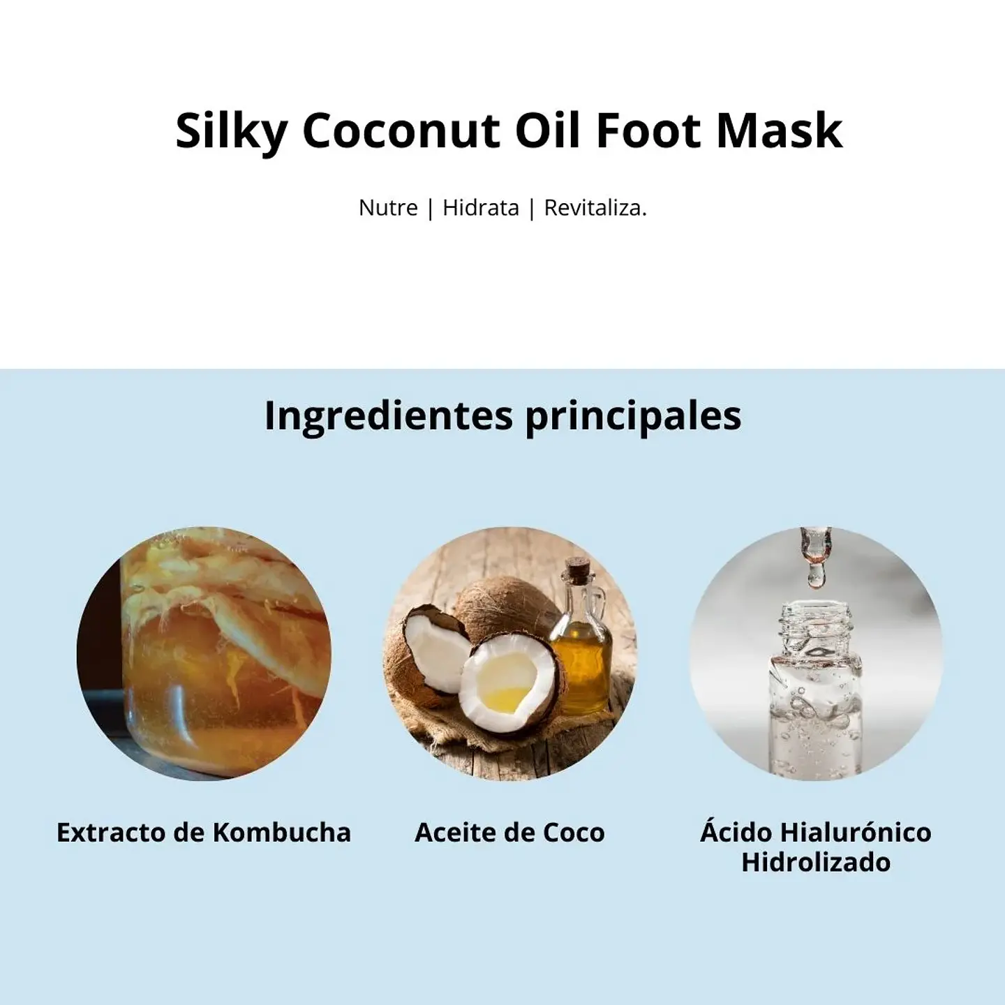 Máscarilla Silky Coconut Oil Foot Mask 16ml 3