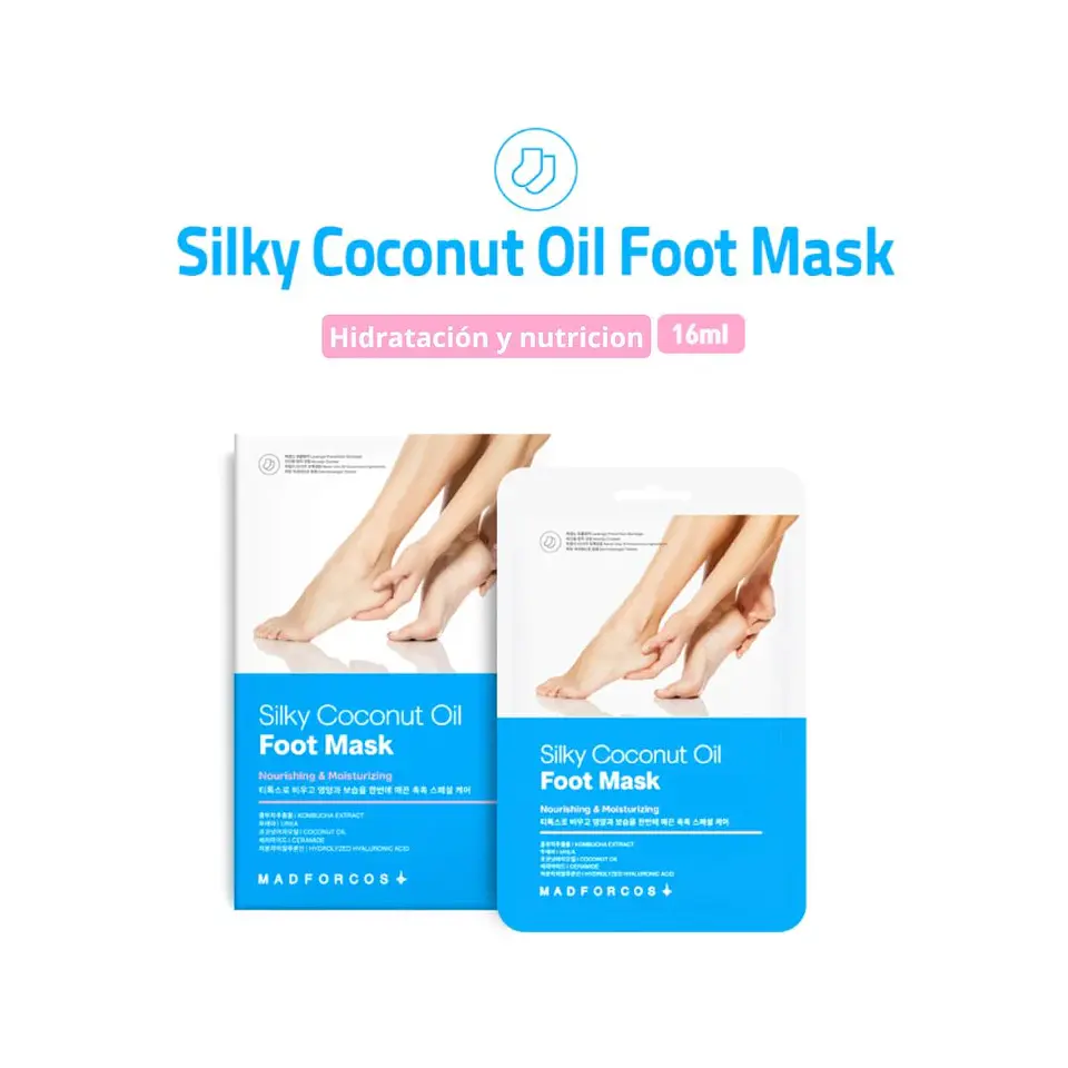 Máscarilla Silky Coconut Oil Foot Mask 16ml 4