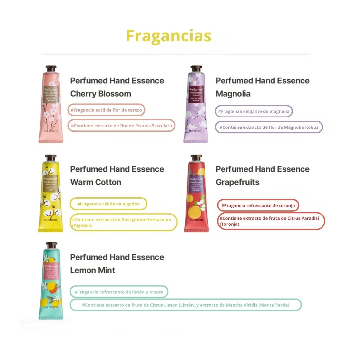 Esencia en Crema Perfumed Hand Lemon Mint 30g 10