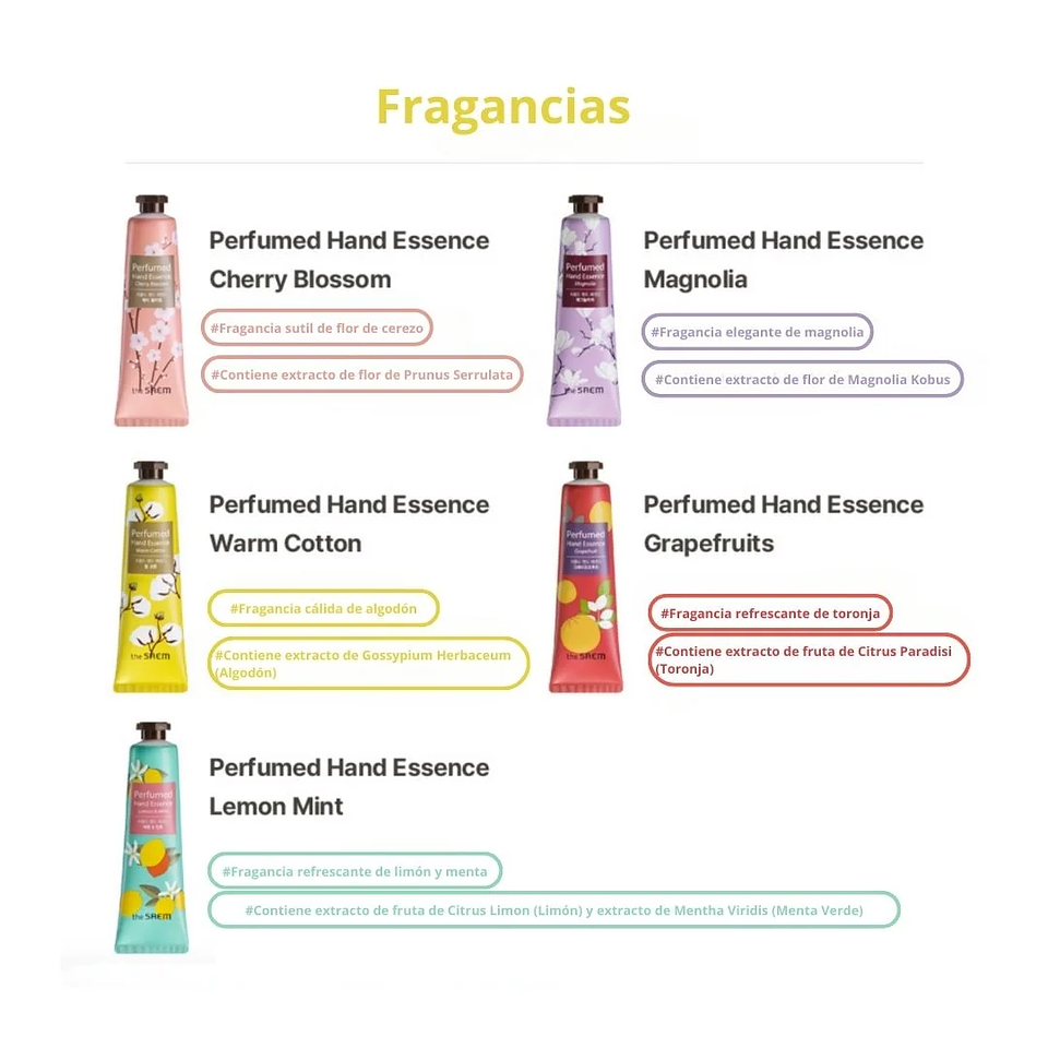 Esencia en Crema Perfumed Hand Lemon Mint 30g 10