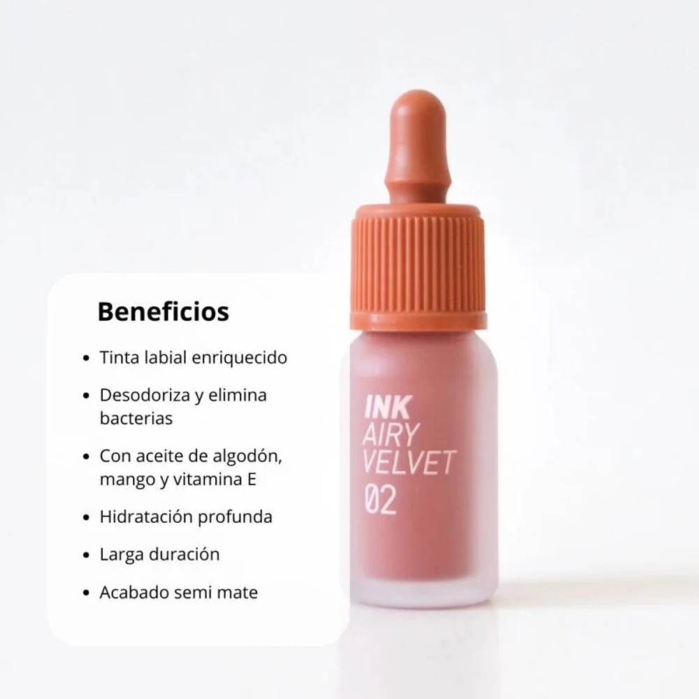 Tinte Labial Ink Airy Velvet 4g 007 HEART GRAPEFRUIT