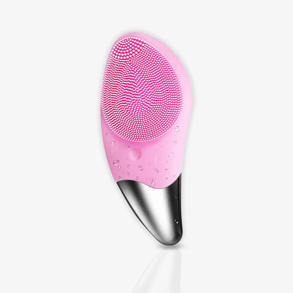 Masajeador Limpiador Facial Sonic Facial Brush Usb Rosado 1