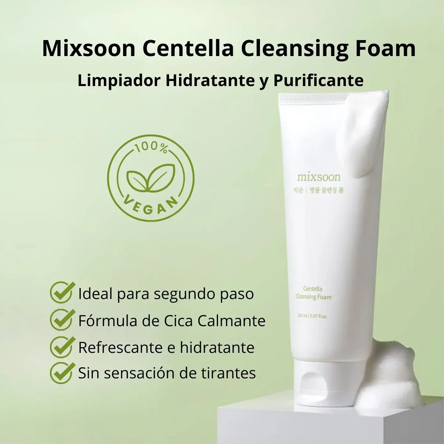 Limpiador Centella Cleansing Foam 150ml 3