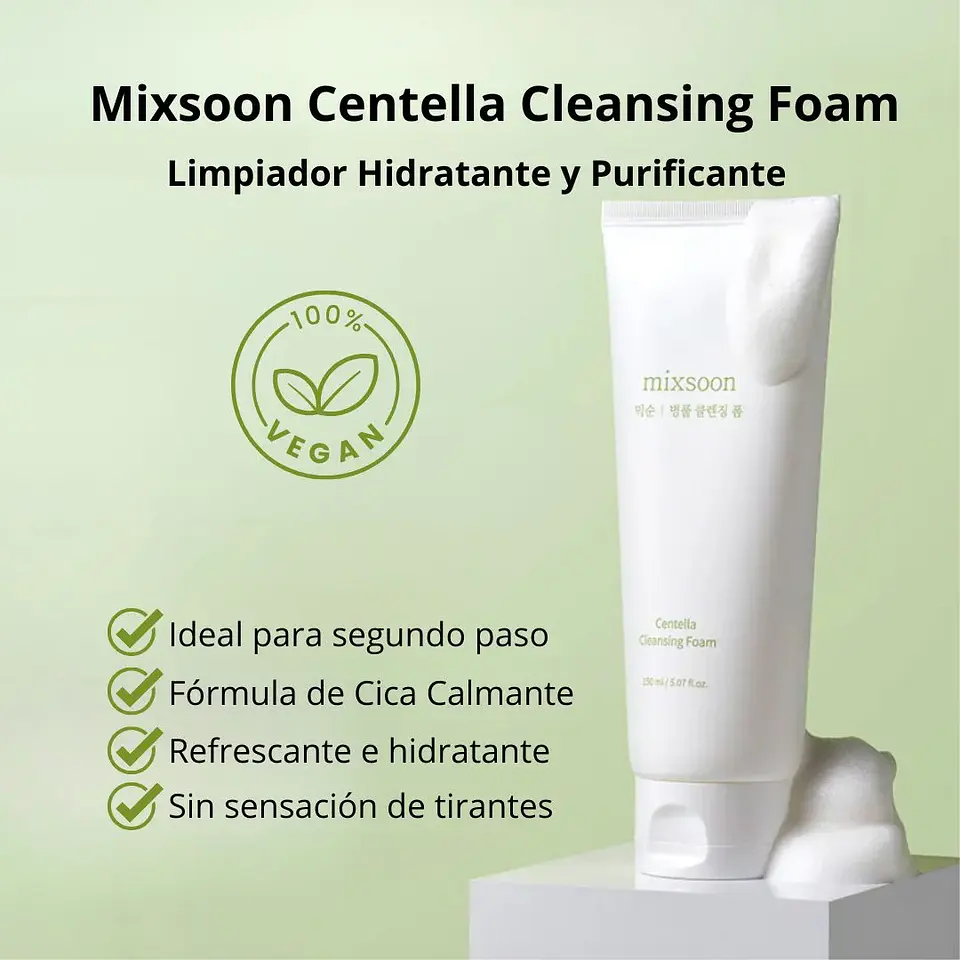 Limpiador Centella Cleansing Foam 150ml 3