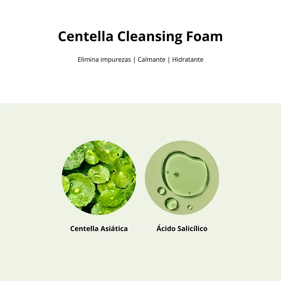 Limpiador Centella Cleansing Foam 150ml 7