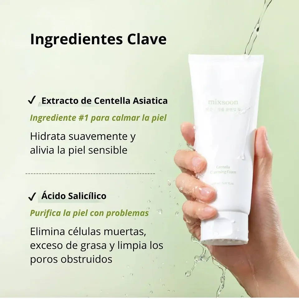 Limpiador Centella Cleansing Foam 150ml 8
