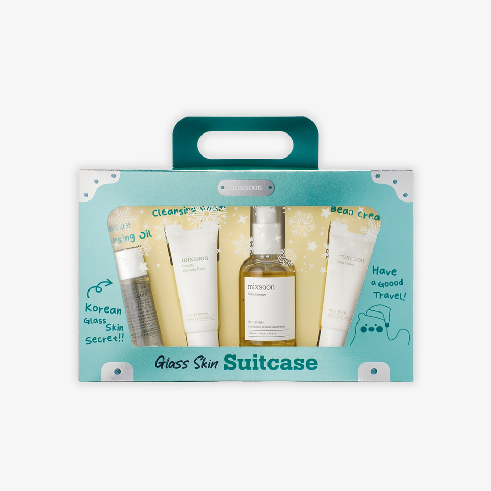 Set Glass Skin Suitcase  1