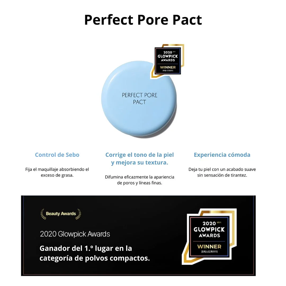Compacto Perfect Pore Pact 12g 3