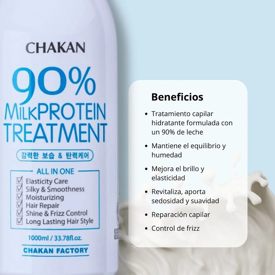 Acondicionador Milk Protein 90% 1000ml 2