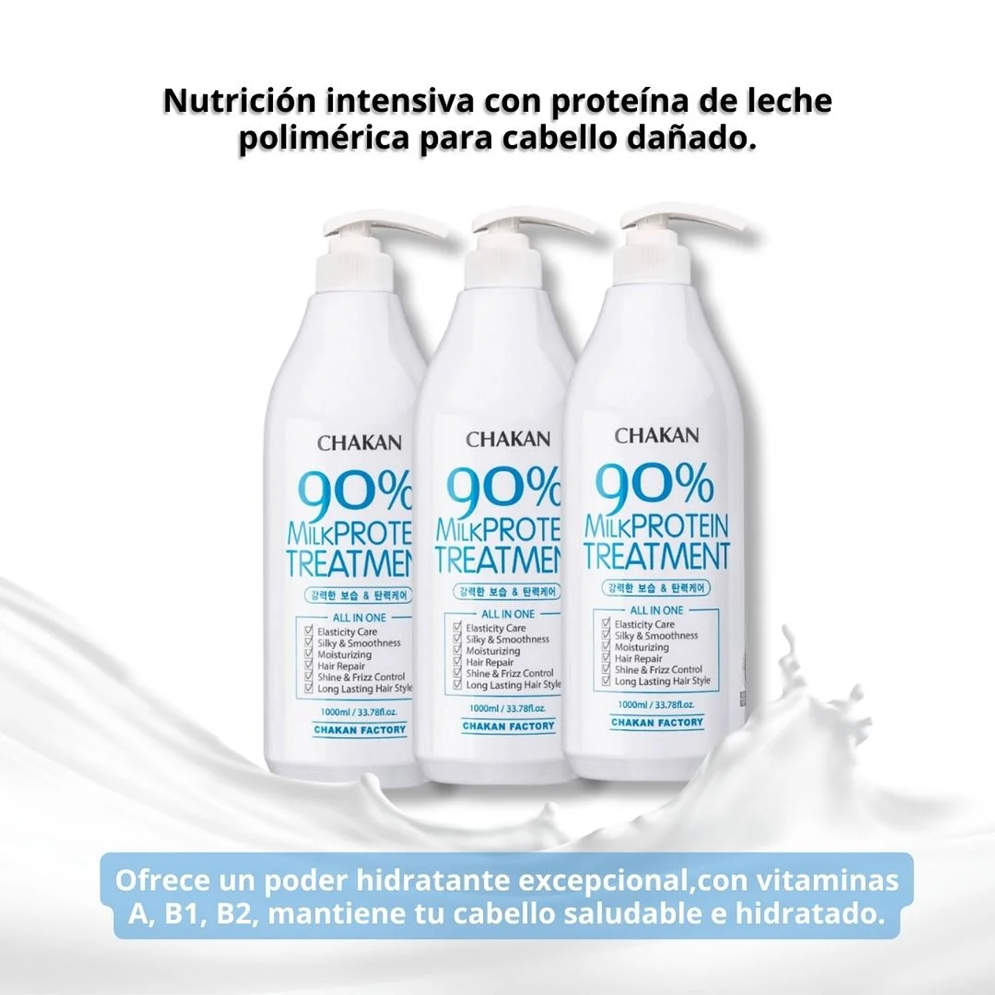 Acondicionador Milk Protein 90% 1000ml 3