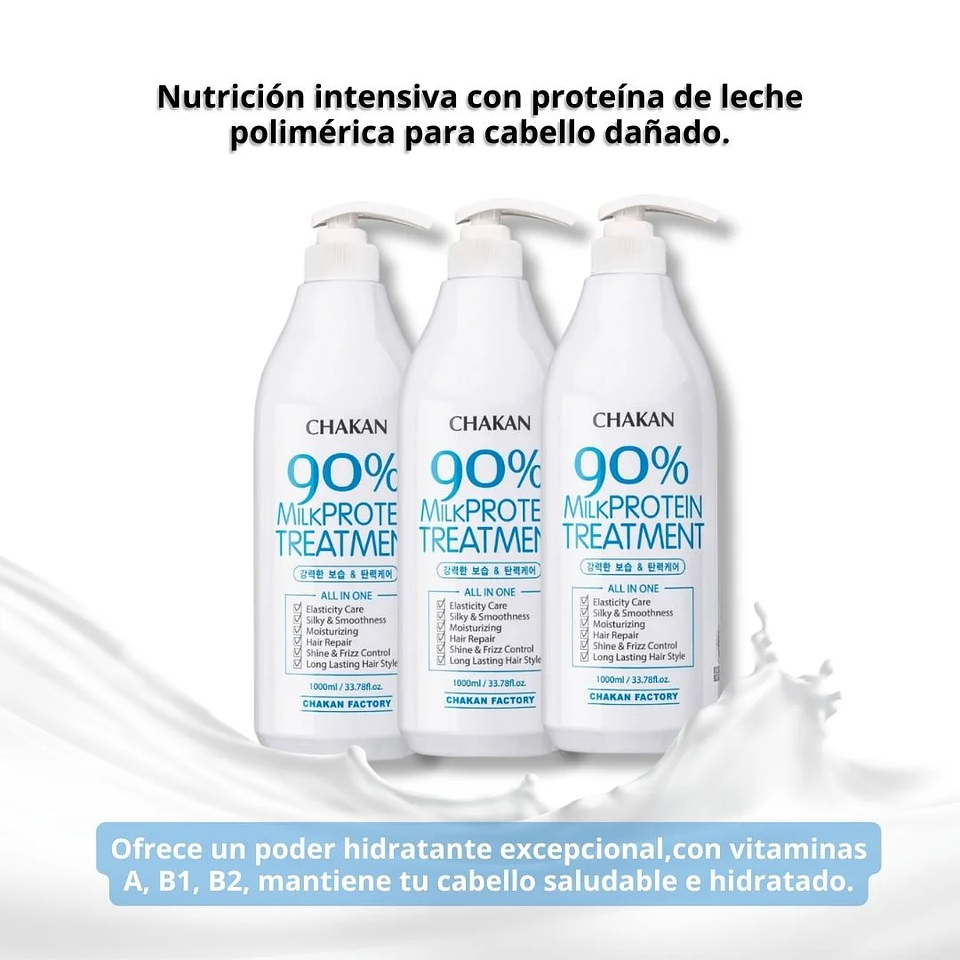Acondicionador Milk Protein 90% 1000ml 3