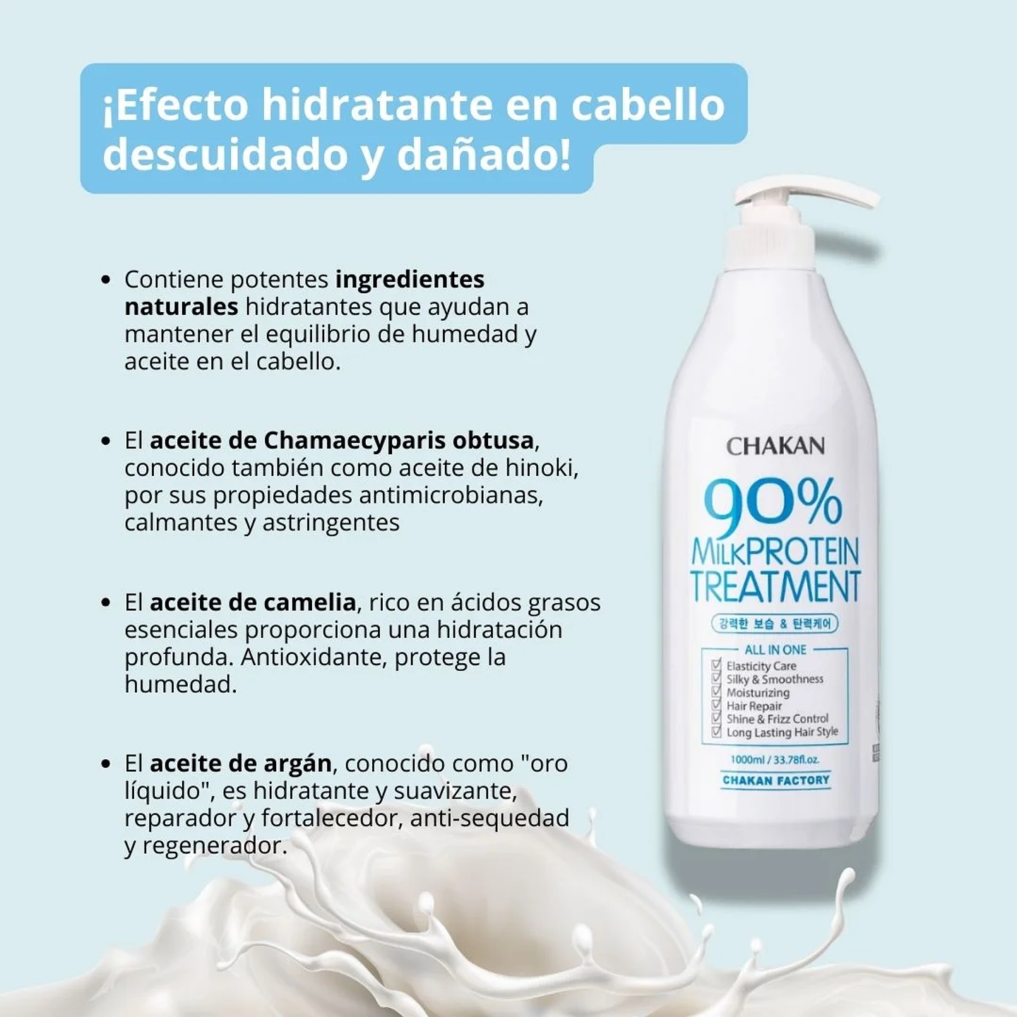 Acondicionador Milk Protein 90% 1000ml 4