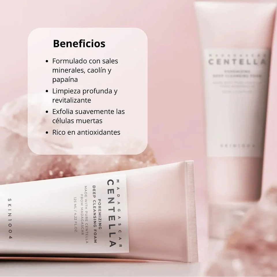 Limpiador Madagascar Centella Poremizing Deep Cleansing Foam 125ml 2