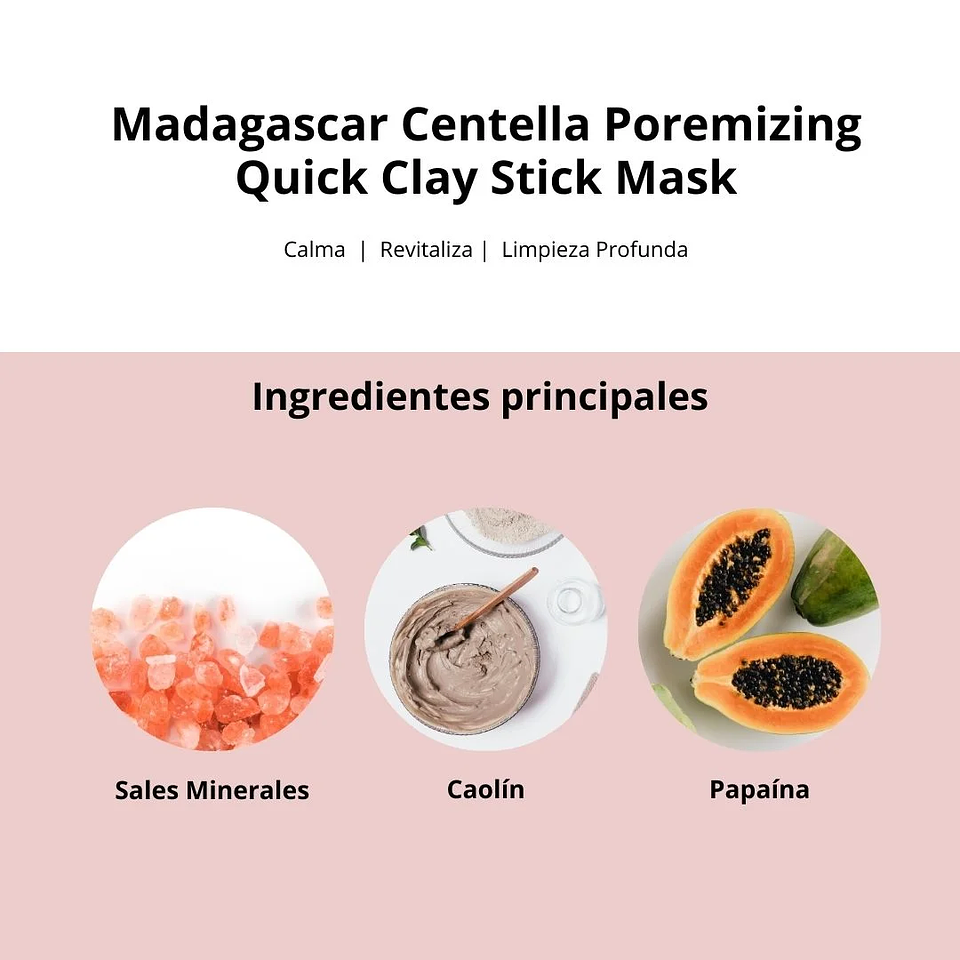 Mascarilla Madagascar Centella Poremizing Quick Clay Stick Mask 27g 4