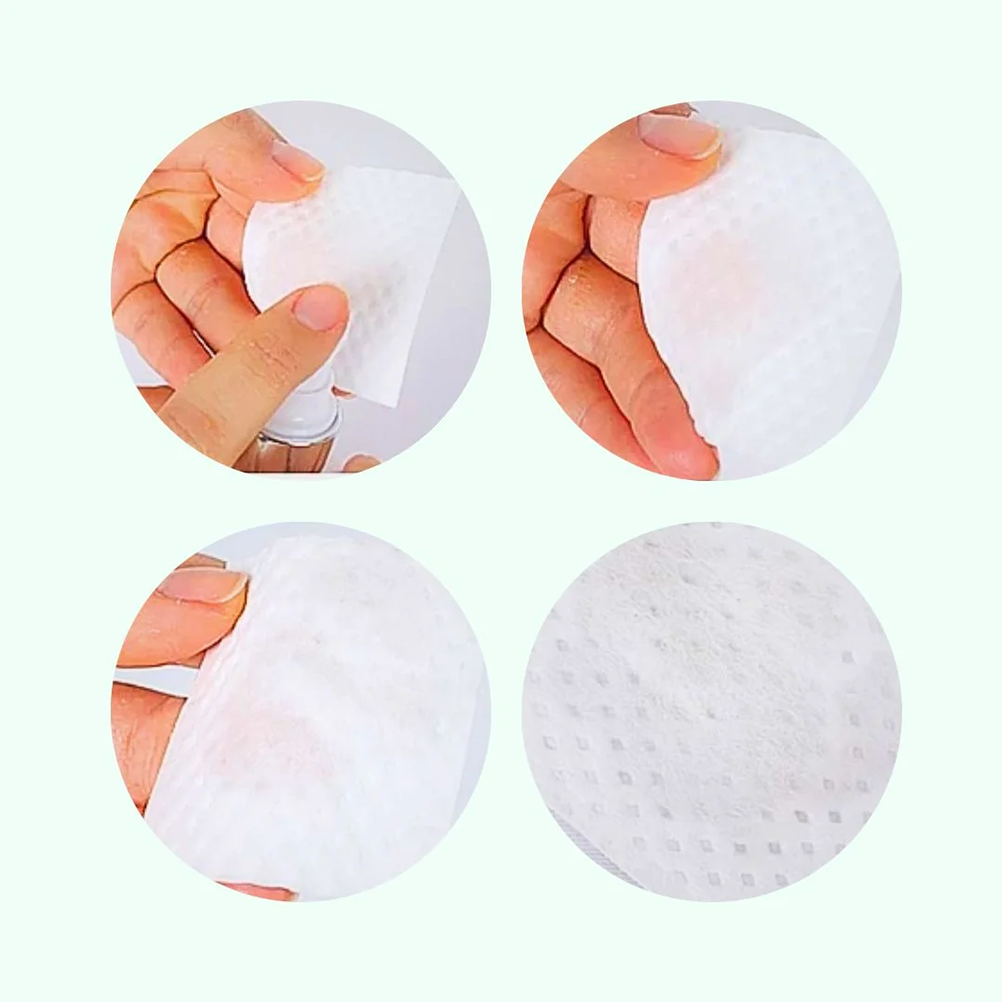 Pétalos de Algodón Embossing Soft Cotton Puff 6