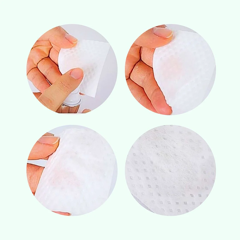 Pétalos de Algodón Embossing Soft Cotton Puff 6