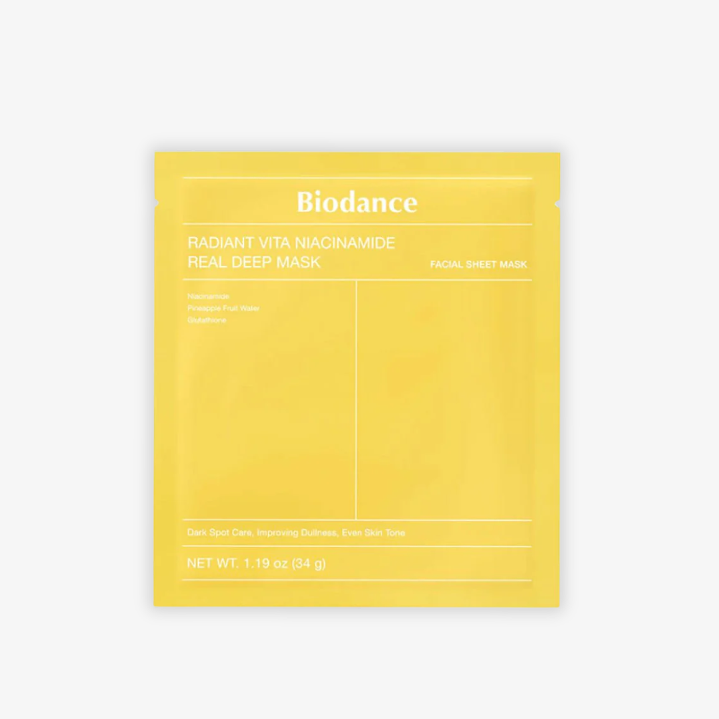 Radiant Vita Niacinamide Real Deep Mask 34g 1