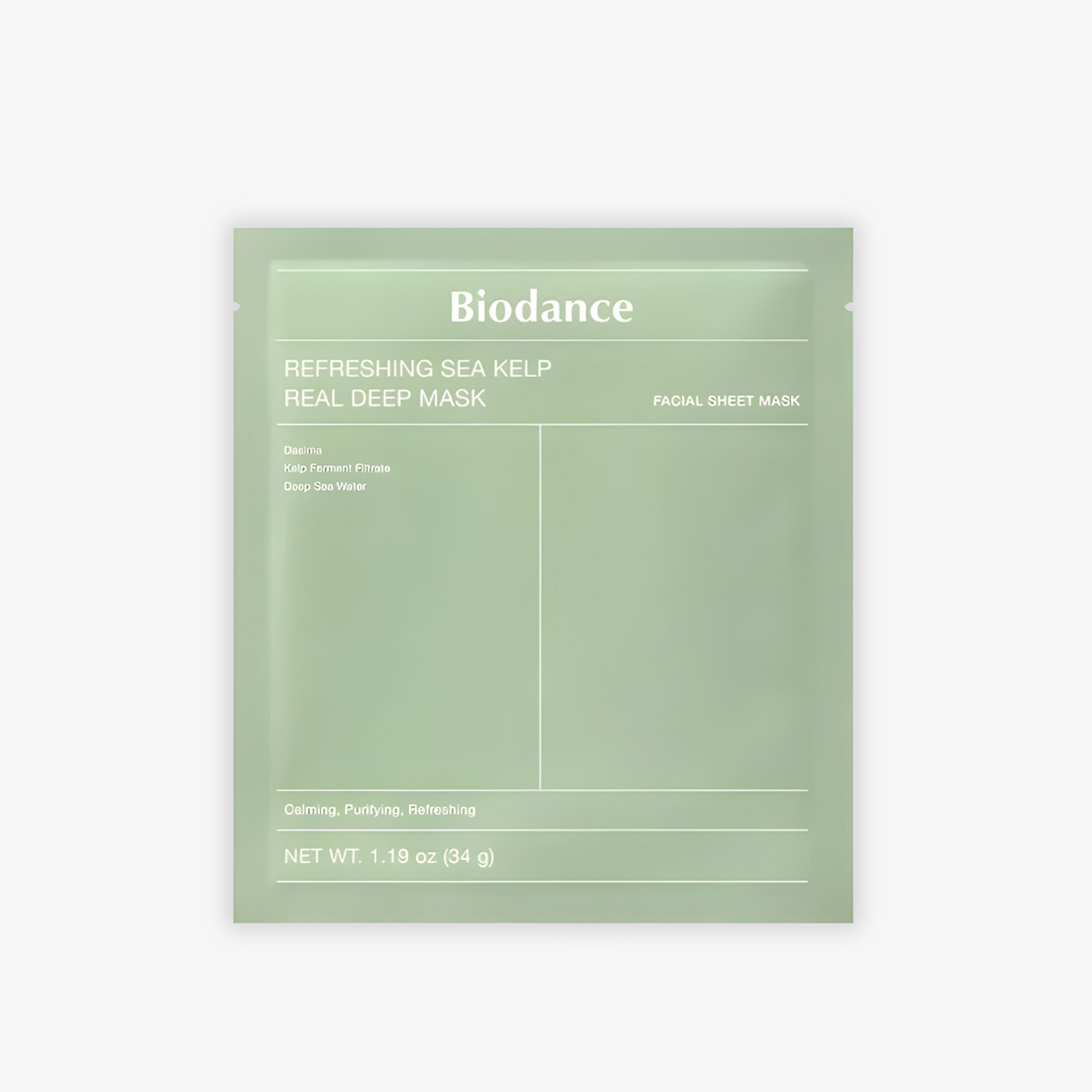 Refreshing Sea Kelp Real Deep Mask 34g 1