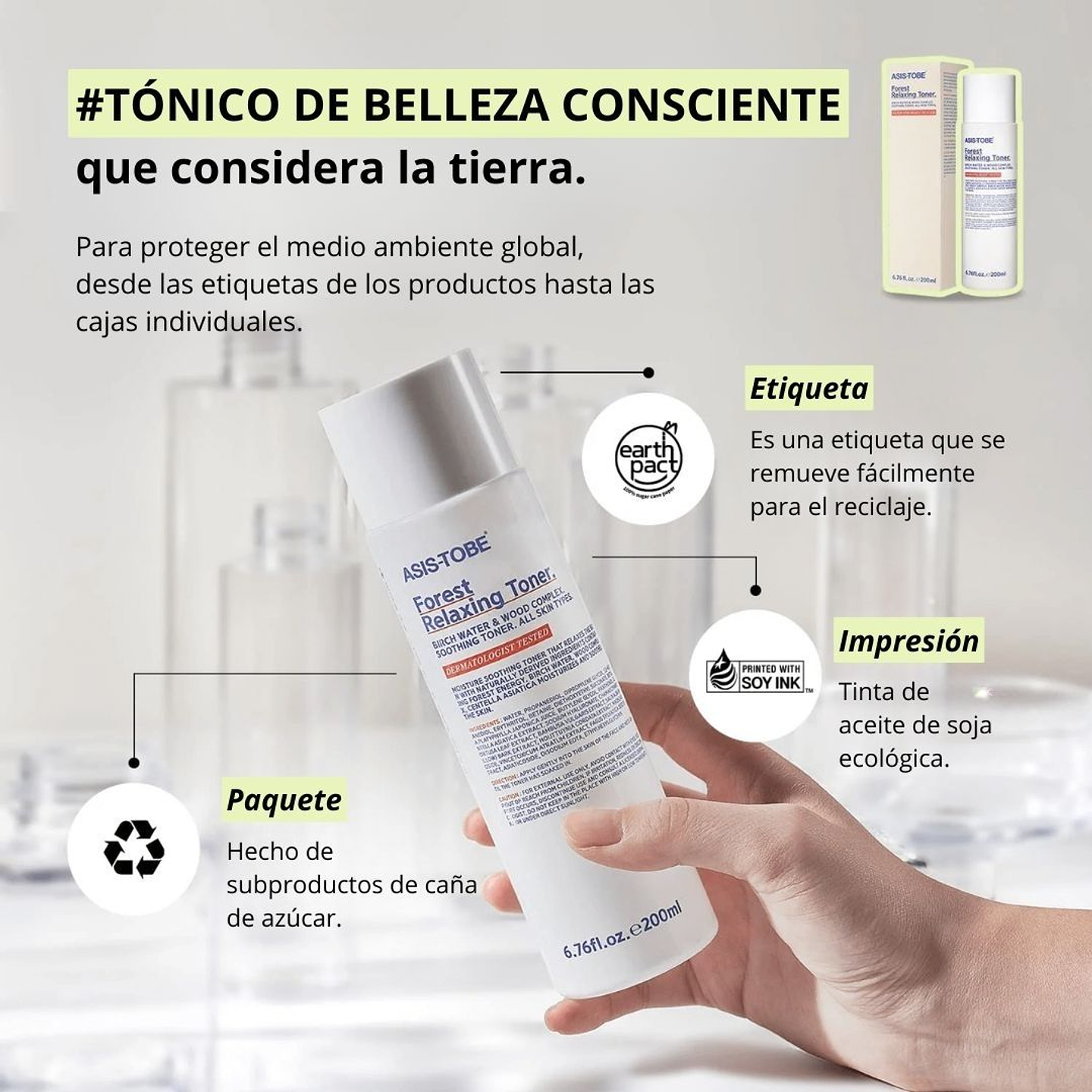 Tónico Forest Relaxing Toner 200ml 7