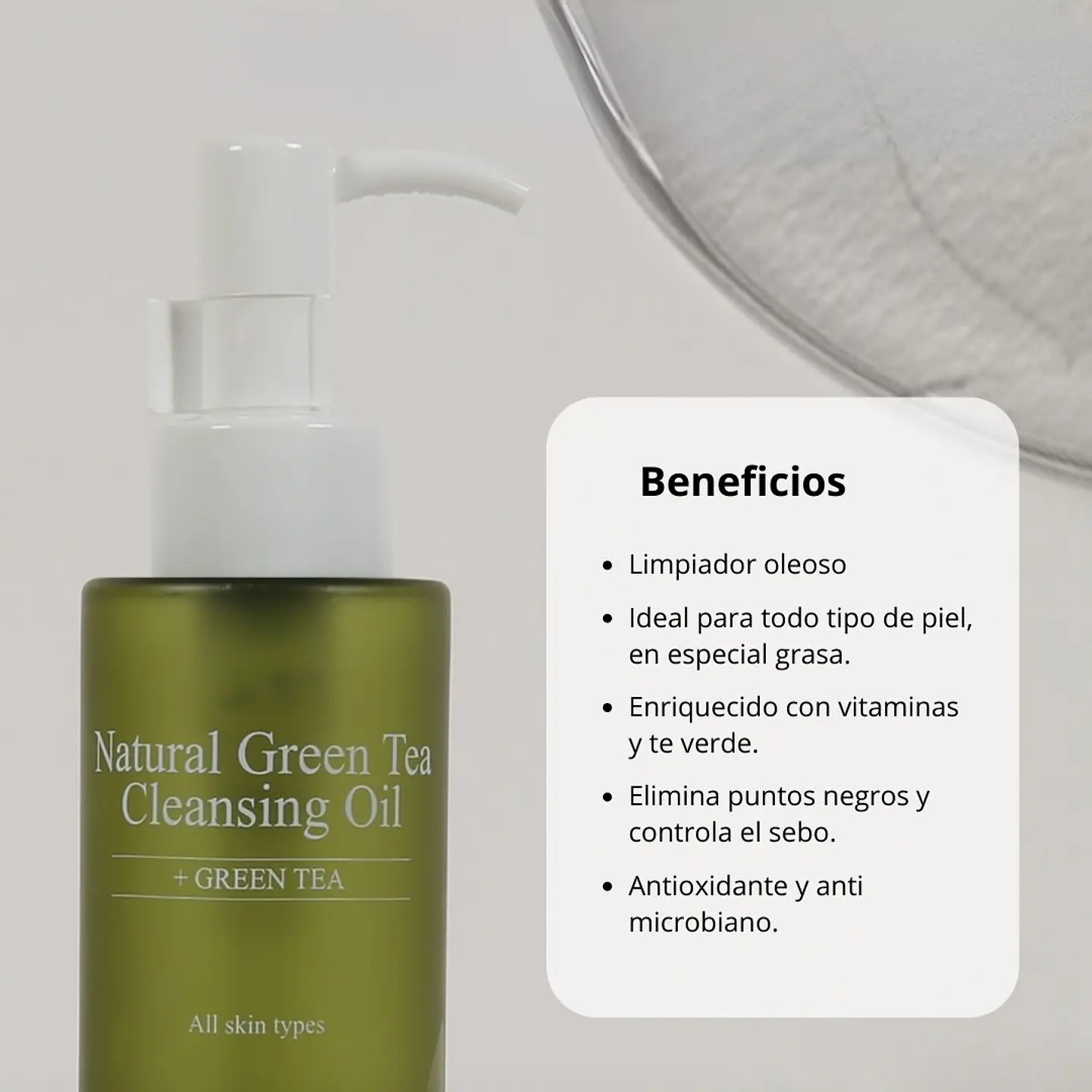Aceite Limpiador Facil Te Natural Green Tea Cleansing Oil 150ml 2