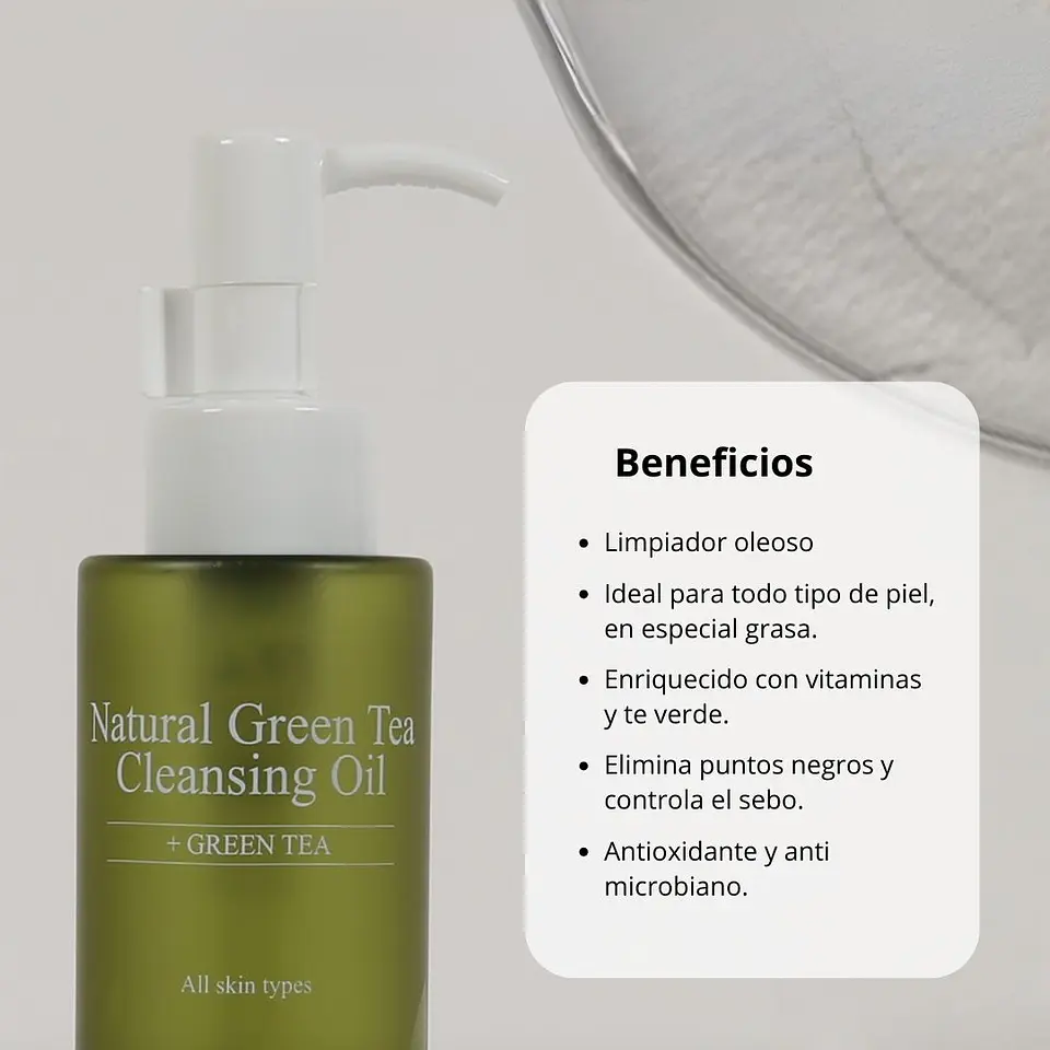 Aceite Limpiador Facil Te Natural Green Tea Cleansing Oil 150ml 2