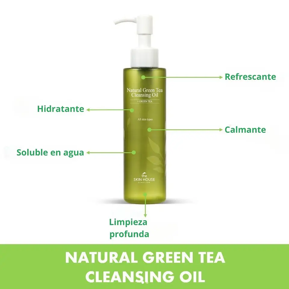 Aceite Limpiador Facil Te Natural Green Tea Cleansing Oil 150ml 5