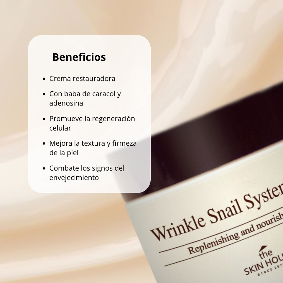Crema Wrinkle Snail System Cream 50ml 2