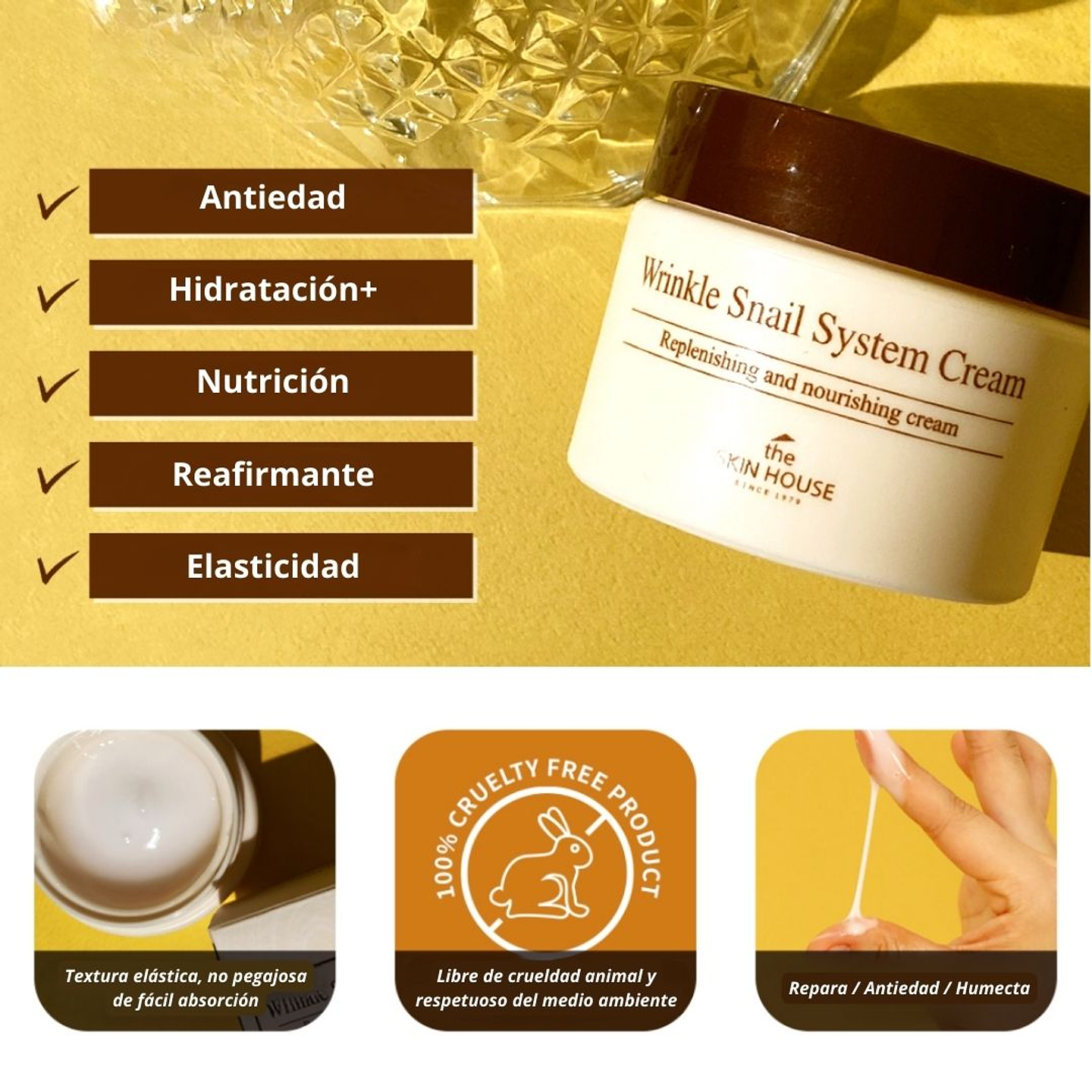 Crema Wrinkle Snail System Cream 50ml 6