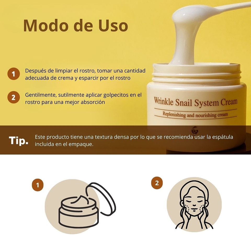 Crema Wrinkle Snail System Cream 50ml 7