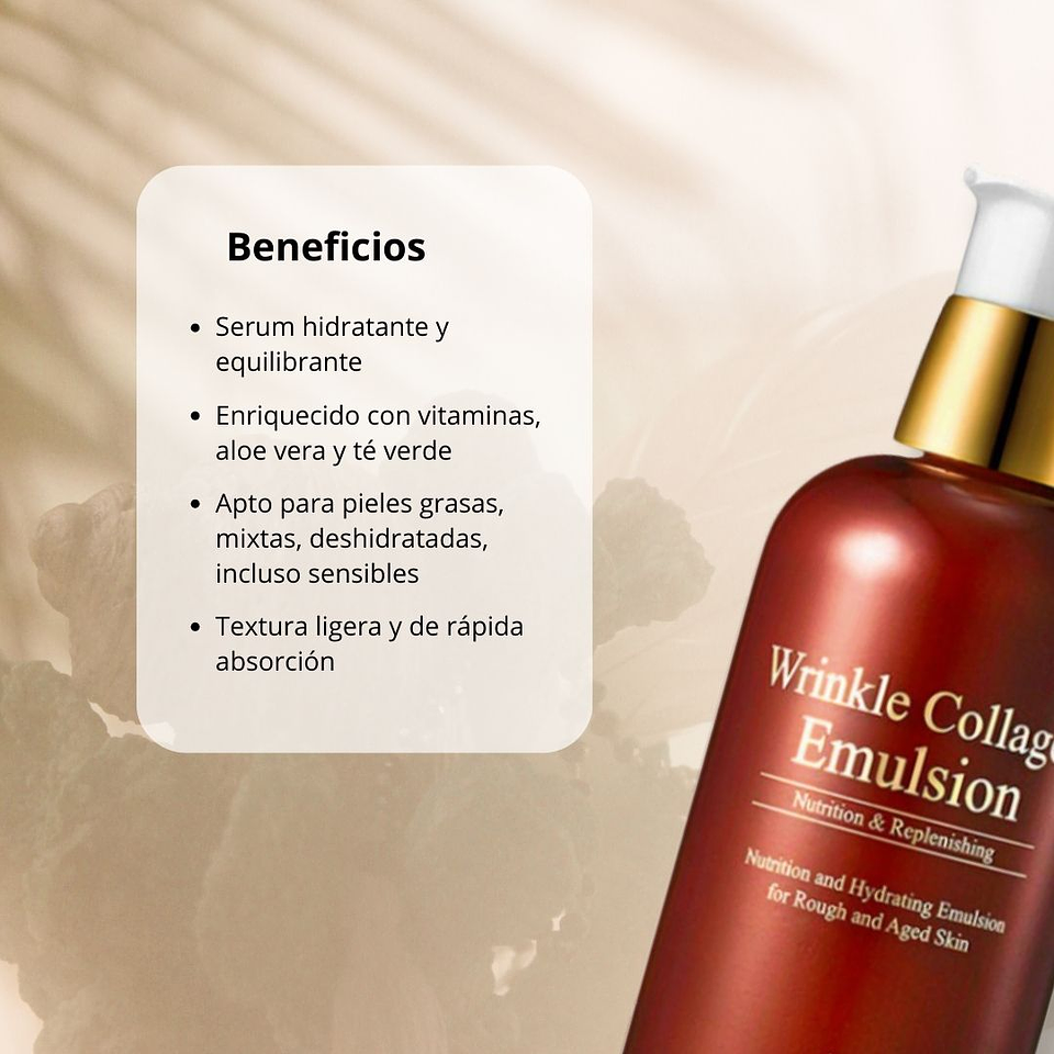 Emulsión Wrinkle Collagen Emulsion 130ml 2