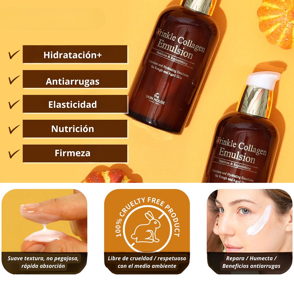 Emulsión Wrinkle Collagen Emulsion 130ml 6
