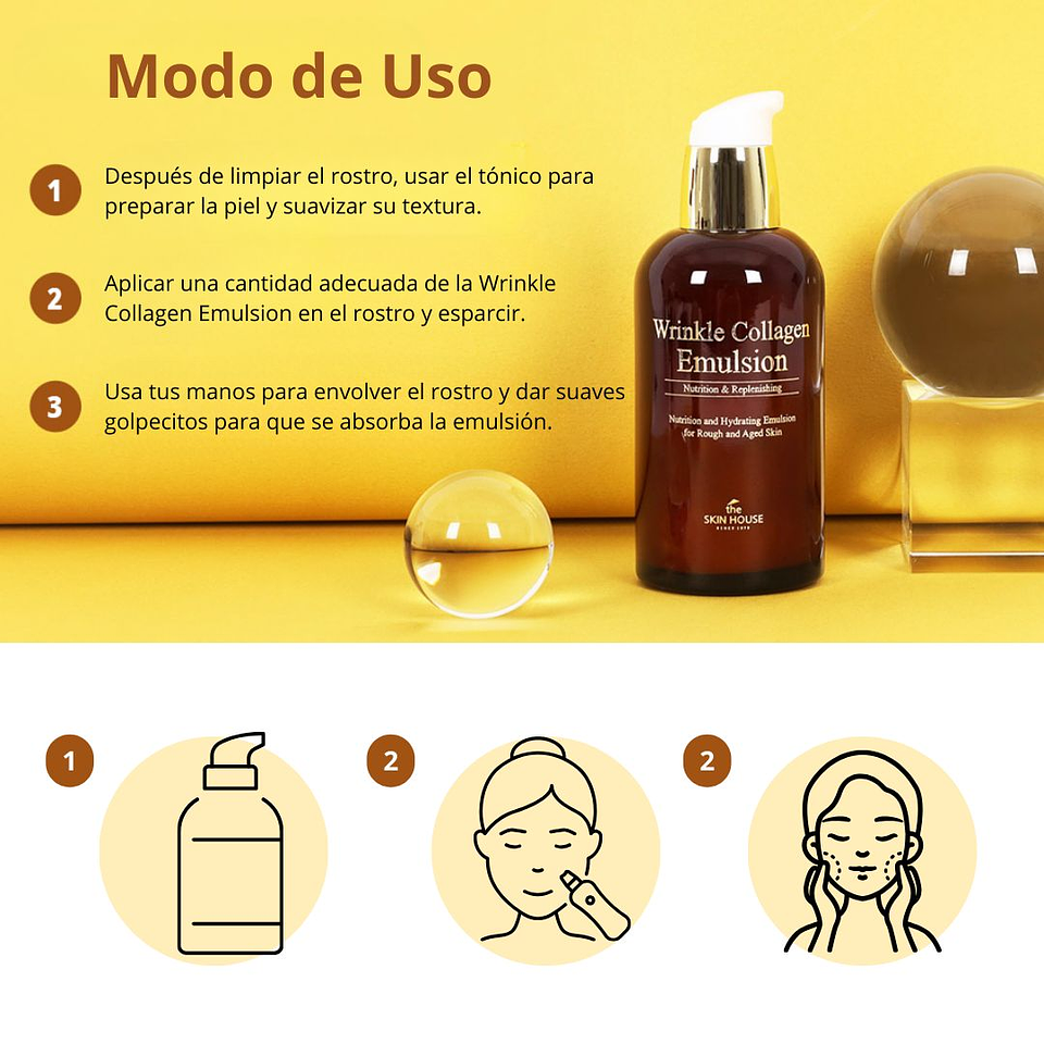 Emulsión Wrinkle Collagen Emulsion 130ml 7