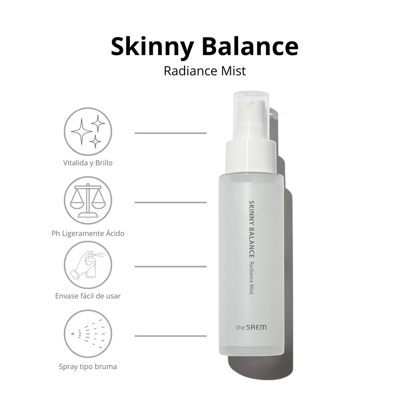 Bruma Skinny Balance Radiance Mist The Saem 75ml 6