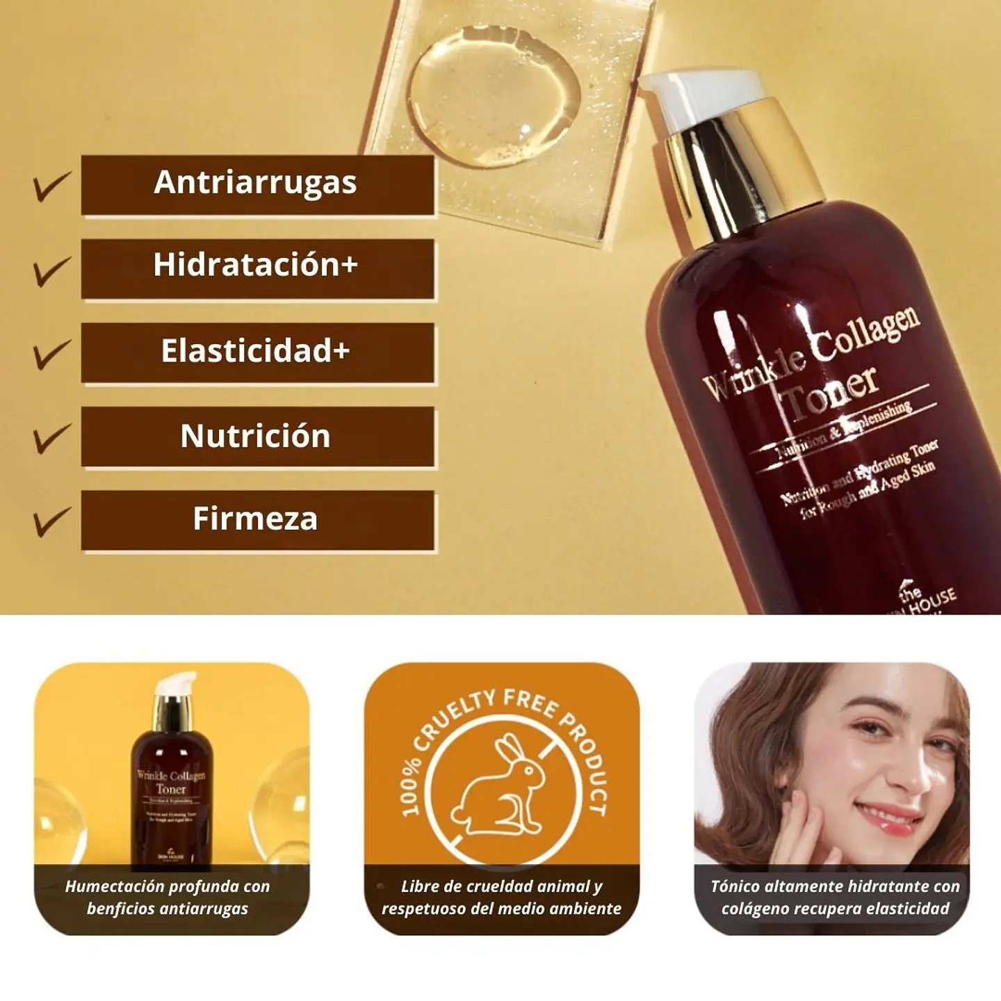 Tónico Wrinkle Collagen Toner 130ml 7