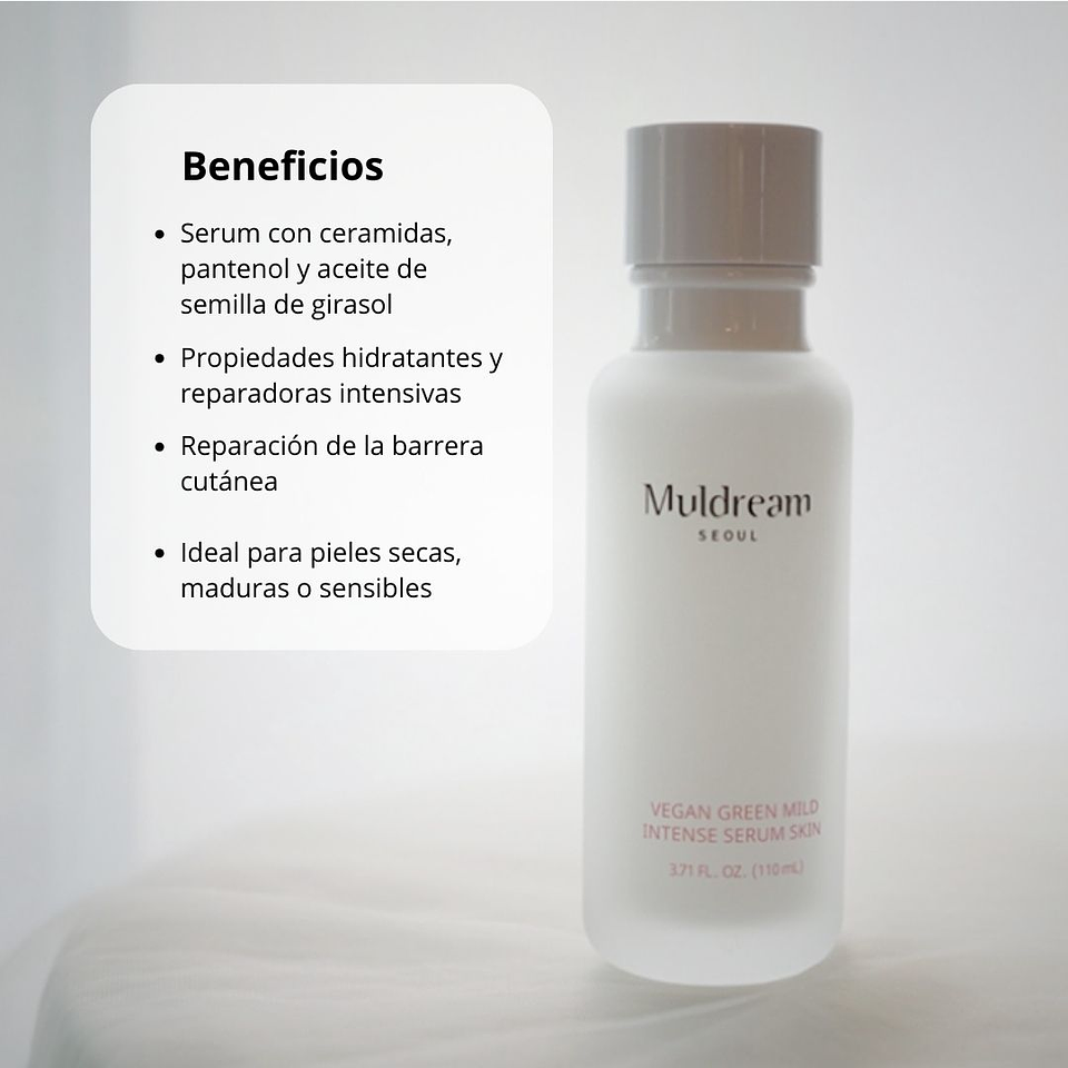 Serum Vegan Green Mild Intense Serum Toner 110ml 3