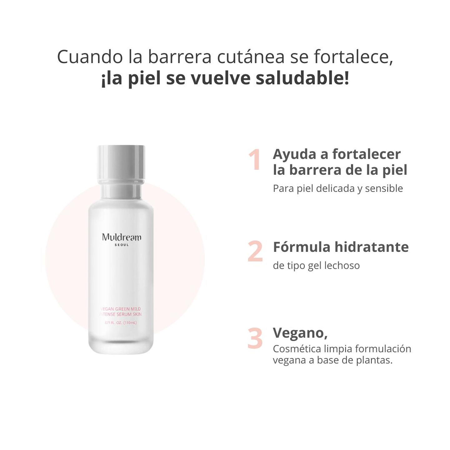 Serum Vegan Green Mild Intense Serum Toner 110ml 6